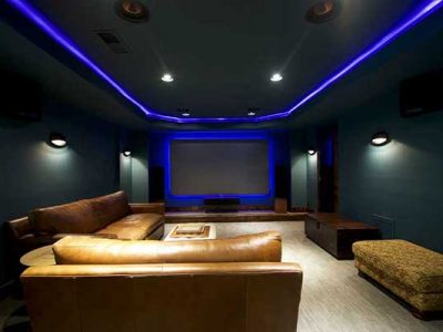 Basement Home Entertainment Makeover