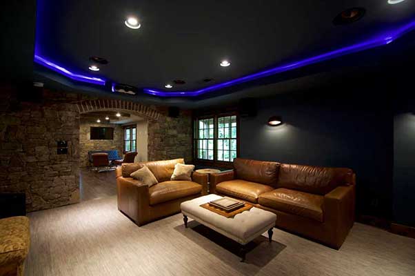 Modern Basement Makeovers Modern Basement Makeovers