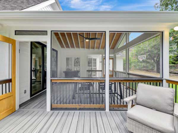 New Screened In Porch Construction