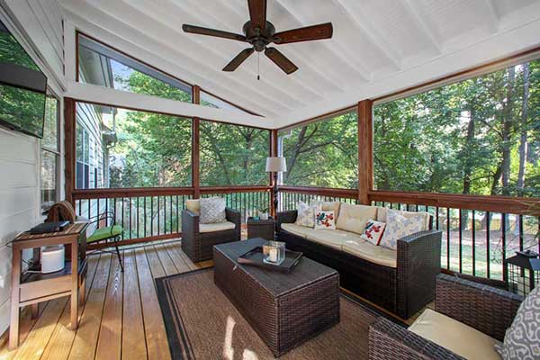 Screened In Porch Building1 Screened In Porch Building1