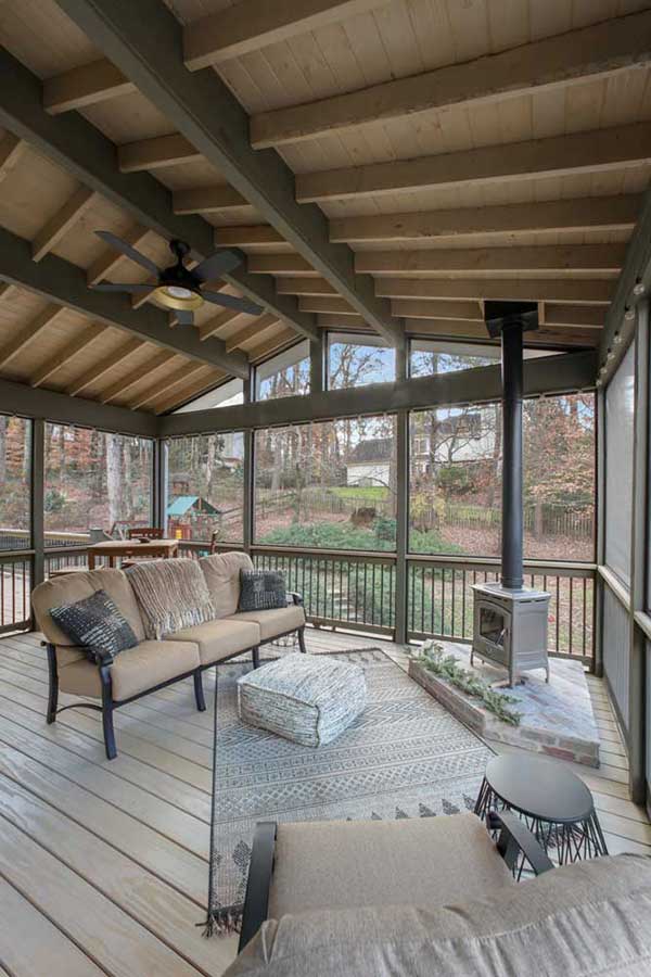 Screened In Porch Building3 Screened In Porch Building3
